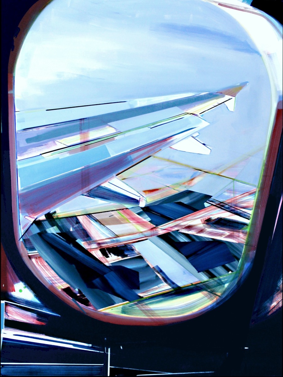 Neigung, Acryl, Öl auf Leinwand, 185 cm x 140 cm, 2007